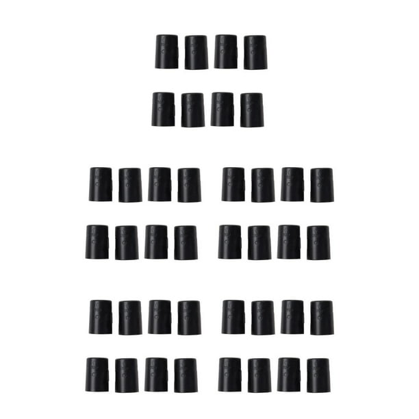 Advancent 8 piezas de Clips de bloqueo de estante de alambre de oficina surtido de estanterías portátiles fundas de estantería Kit surtido Negro 5Conjunto