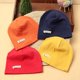 thumbnail image 4 of Gorro de punto de algodón para niños de una sola capa, fino, para primavera y otoño, gorro para bebé, gorro de color sólido para recién nacidos, 4 of 6