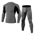 thumbnail image 1 of Ropa deportiva de ocio para hombres Ropa de ciclismo Ropa de baloncesto Pantalones de manga larga de secado rápido de dos piezas Fridja hfkajh101383, 1 of 2