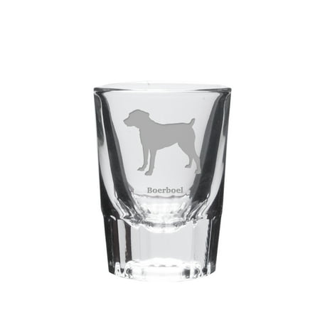 

Boerboel Deep Etched Shot Glass