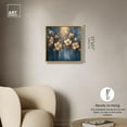 thumbnail image 5 of Luxurious Gold Blossoms Canvas Elegant Floral Art by Art Remedy, Gold Frame, 20" x 20", 5 of 7