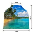 thumbnail image 2 of PKQWTM Paradise Sea Water Summer Hotel House Tropical Beach Nursing Cover Baby Breastfeeding Infant Feeding Cover Baby Car Seat Cover, 2 of 2