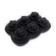thumbnail image 3 of 1pc Rose Ice Cube Tray New Silicone 4 Grids 4 Holes Cocktail Ice Cubes, 3 of 5