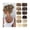 12H24, variant on Human Hair Buns Ponytail Hairpiece Brazilian Hair Scrunchies Updos Donut Chignon Hair Extensions