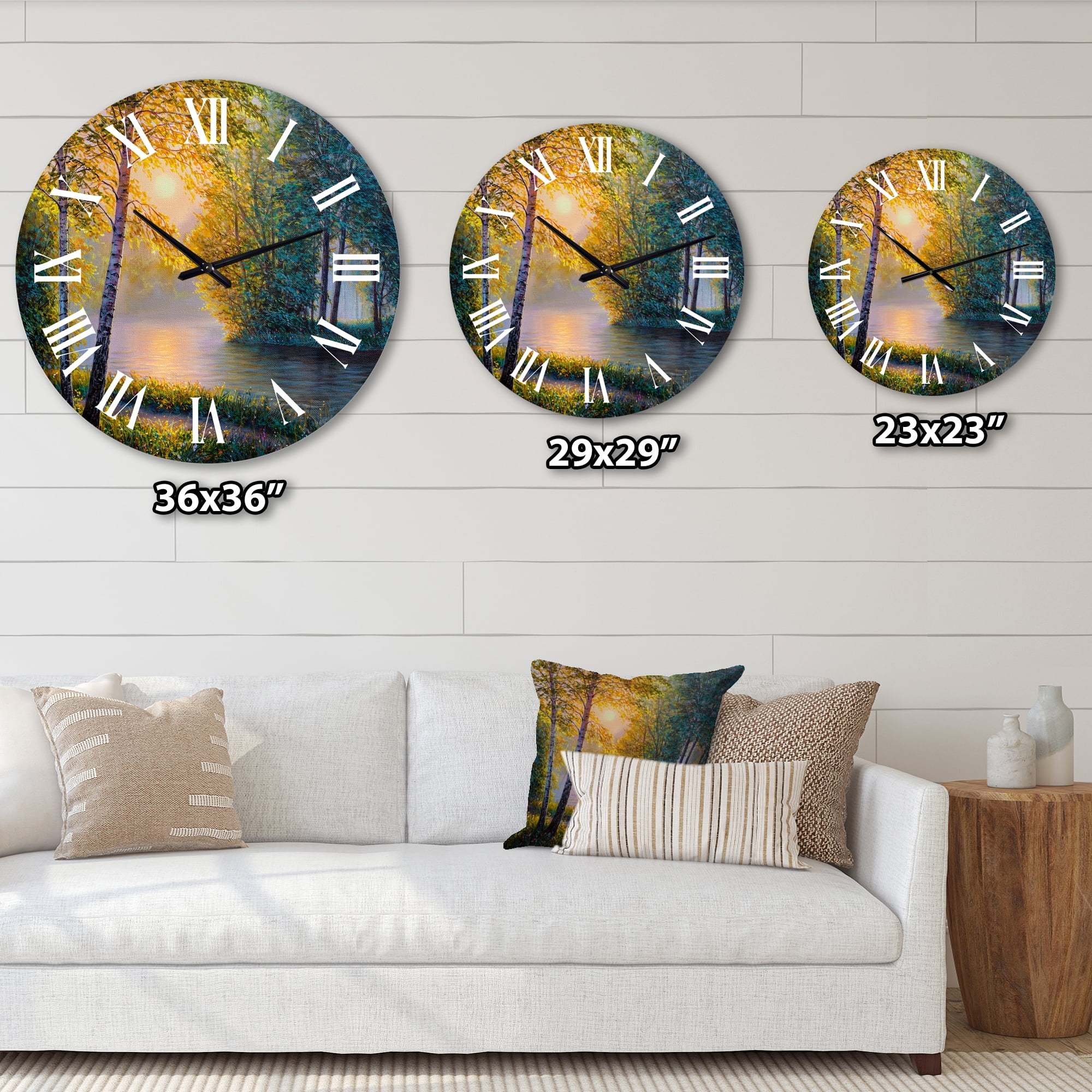 Designart 1 in Quartz Wall Clock