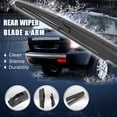 thumbnail image 2 of 10 Inch 260mm Car Rear Windshield Wiper Blade Arm Set for Soul 2010-2017 Back Windscreen Blades, 2 of 8