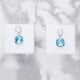thumbnail image 4 of Arete para Mujer con Cristal Swarovski en Forma de Cuadrado – Bañado en Rodio– Arete Elegante y Brillante, Aretes de Mujer de Moda– Joyería para Mujer de Moda– Regalo especial Ortiz Espinosa Temporada, 4 of 5