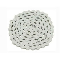 YBN Chain 1/2x1/8x112 White.for bicycle Chain, bike chain, lowrider bikes, beach cruiser, chopper, limos, track fixie bicycles