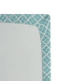 thumbnail image 3 of Ambesonne Aqua Fitted Sheet, Swirled Waves Ocean Theme, Full Size, Pale Blue White, 3 of 3