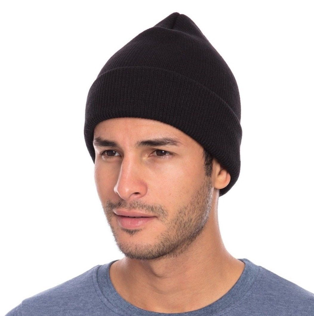 Fans Hats Winter Knit Cuffed Beanie Sports Hats Fashion Toque Cap