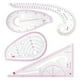 thumbnail image 5 of Billuyoard 4 Pieces Pattern Sewing Ruler DIY Drafting Clothing Drawing Calibrated Half-round Manual Tailor Dressmaking Curve Metric uno 2piezas, 5 of 6