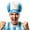 Argentina, variant on Guvpev England Hairy Headband Wigs for Men Women, Red White Cheering Fan Troll Wig Funny Party Crazy Hair Hats for 2026 World Soccer Cup Fans Party Supplies Cosplay Costume Accessories Sports Events