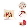 thumbnail image 1 of Minkissy 12 Pcs Cartes de Vœux Rouges pour la Saint-Valentin et la Remise des Diplômes 4.7x1.6in, 1 of 8