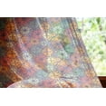 thumbnail image 2 of Floral Tulle Curtains with Rod Pocket, Silhouettes of Blossoming Fresh Petals of Spring Season on Dark Toned Background, Sheer Drape for Wedding Party 2 Panels, 7 Sizes, Multicolor, by Ambesonne, 2 of 3