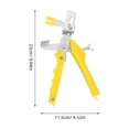 thumbnail image 2 of HAMPPLIES 1Set Wall Tile Leveling Tool Yellow PP for Accurate Tile Spacing and Alignment, 2 of 8