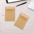 thumbnail image 4 of TEHAUX 50PCS Envelope Kraft Paper Light Brown for Savings and Storage Needs, 4 of 7