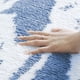 thumbnail image 4 of Isvgxsz Bathroom Mat Rug, Non Slip Fast Drying Super Absorbent Thin Bath Rugs Fit Under Door, Small Washable Low Profile Marble Floor Bathmat in Front of Bathtub Shower Room & Sink, 16’’x24’’, 4 of 6