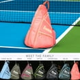 thumbnail image 5 of Franklin Sports Pickleball Bags - Pickleball Sling Bag Backpack for Gear + Equipment - Pickleball Bag for Men + Women - Holds Paddles, Pickleballs + Accessories - Coral, 5 of 7
