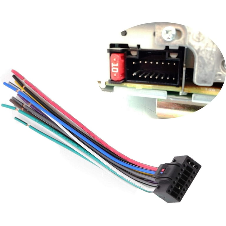 Aftermarket Kenwood Stereo Install Wire Harness 16 Pin Radio Replacement Power Plug Adapter for 1994 2020 KDC