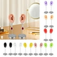 thumbnail image 4 of YIEMEEN Realistic Soft Silicone Ear Model Practical Ear Studs Display Props Realistic Left and Right Human Ear Mannequin, 4 of 20