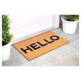 thumbnail image 2 of Calloway Mills 107941729 17 x 29 in. Contemporary Hello Doormat - Natural & Black, 2 of 5