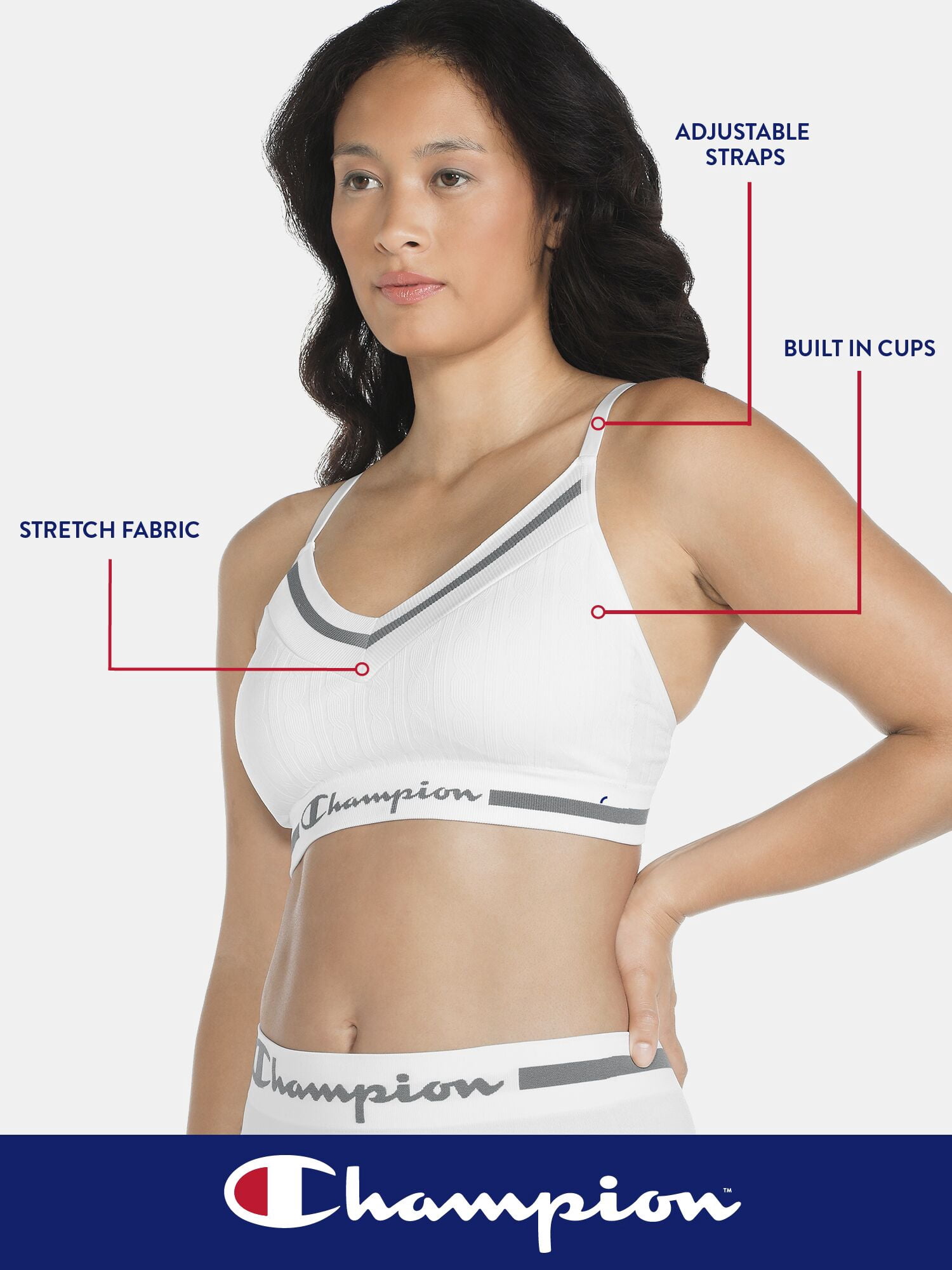 Champion Women's Seamless Low Impact Sports Bra, Sizes S - XXL