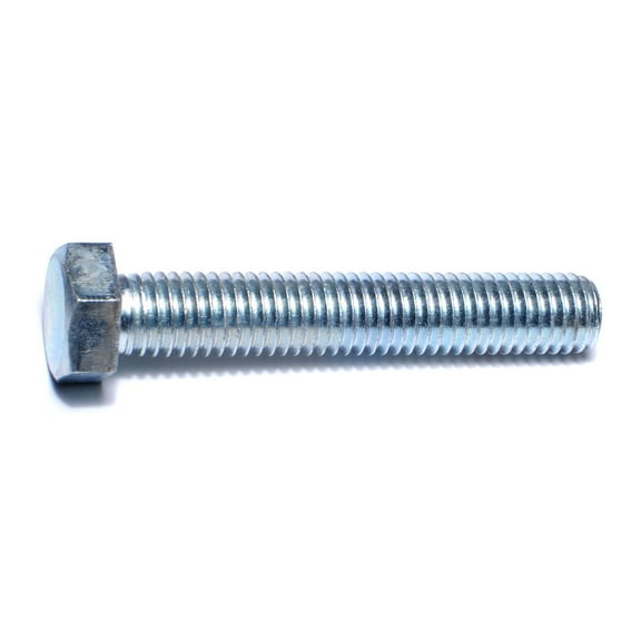 1/2"-13 x 3" Zinc Plated Steel Coarse Full Thread Hex Head Tap Bolts TBHS-113