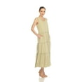 thumbnail image 2 of White Mark Women's Tiered Midi Dress, 2 of 5