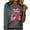Gray, variant on Stamzod Valentines T Shirts for Women Graphic Lover Heart Crewneck Tshirt Casual Plus Size Tunic Tops for Women Black D XXXL