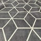 thumbnail image 5 of Tapete Decorativo Osmo Grey - 200 x 300 cm - Alfombra Grande Saffron Looms, 5 of 5