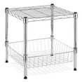thumbnail image 3 of Whitmor Supreme Adjustable,  15"W x 14"D x 15"H 2-Shelf Freestanding Shelves, Chrome, for Adult Use, 3 of 8