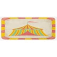 thumbnail image 1 of Circus Kitchen Mat, Circus Tent Illustration with Grunge Look Vintage Entertainment Carnival Theme Art, Plush Decorative Kitchen Mat with Non Slip Backing, 47" X 19", Multicolor, by Ambesonne, 1 of 1