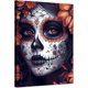 thumbnail image 1 of Mujer con Maquillaje Catrina y Corona de Flores, Arte del Día de los Muertos Mexicano, Cuadro en Lienzo para Decoración Interior, 1 of 8