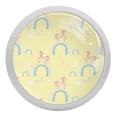 thumbnail image 1 of 4PCS Round Unicorn Cabinet Fluorescence Knob Glowing in the Dark Furniture Drawer Pulls Handle with Screws, 1 of 5