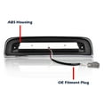 thumbnail image 3 of PIT66 3rd Brake Light, Fit for 2014-2018 Chevy Silverado X Type Led Bar High Mount Stop Light Rear Tail Cargo Lamps Black Smoked Lens Black Housing, 3 of 9