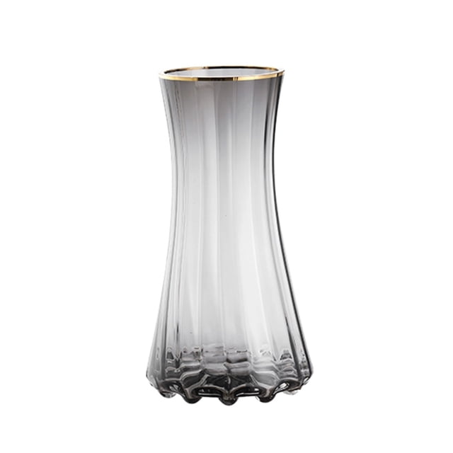 Jarrones simples de vidrio de Color primario, flores transparentes a base de agua, arreglo de flores secas, mesa de té for sala de estar