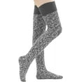 thumbnail image 2 of Women's Thigh High Knitted Winter Boot Socks Vintage Extra Long Leg Warmer Over Knee High Stockings, 2 of 3