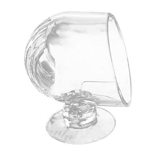 Methold Alimentador de gusano rojo de cono de acuario, ventosas acrílicas, taza de alimentación de peces, contenedor de alimentación de Alimentadores automáticos de peces