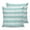 Teal Green, variant on Pillow Covers 24x24 Set of 2, Aqua Striped Throw Pillow Covers Decorative Couch Cushion Cover, Rustic Farmhouse Stripes Microfiber Soft Square Pillowcases for Bedroom Living Room Sofa