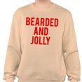 thumbnail image 2 of Bearded and Jolly Sweatshirt Unisex Large Sand, 2 of 5