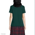 thumbnail image 2 of Lands' End Women's Short Sleeve Feminine Fit Interlock Polo Shirt, 2 of 3