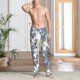 thumbnail image 2 of Fotbe Flowers and Butterflies Pantalones de Pijama para Hombre, Pantalones de Dormir, Pantalones de Casa con Cintura Ajustable y Bolsillos-XX-Large, 2 of 6