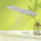thumbnail image 1 of Tabla de planchar plegable blanca con soporte para planchar, 42 pulgadas, pata de metal ancha, accesorio para planchar ropa para el hogar, 1 of 12