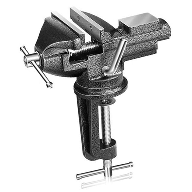 Wide Opening Vise,Vise 360 Degree Rotation Bench Vise Vise Clamp Cutting-Edge Features