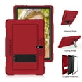 thumbnail image 2 of SOATUTO for Aoyodkg Tab A22 10.1 Case , Shock-Resistant Rugged Hybrid Kids Friendly Sturdy Shell Built-in Stand for Meberry M7 / Awow UTBook / Logic T10L JUSYEA J5-W 10.1 inch Tablet - Red+Black, 2 of 6