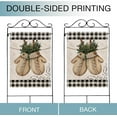 thumbnail image 4 of Hzppyz Winter Gloves Home Decorative House Flag Buffalo Plaid Check Farmhouse Garden Yard Outdoor Large Burlap Flag Sign Christmas Outside Decoration Xmas Seasonal Decor Double Sided Black White 28X40, 4 of 7