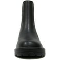 thumbnail image 5 of Soda Pilot Lug Sole Low Heel Chelsea Ankle Bootie Double Elastic Gore Black (Black, 7), 5 of 5