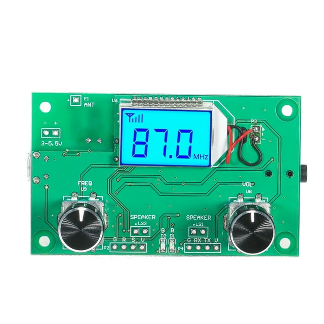 Módulo receptor inalámbrico de Radio FM Digital pantalla LCD con retroiluminación DSP PLL módulo 76, Tomshoo Módulo