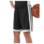 Alleson Athletic B35185603 Womens Single Ply Basketball Shorts, Kelly & White - Small