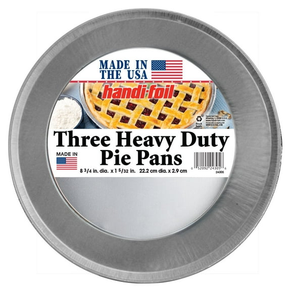 Handi-Foil Heavy Duty Pie Pans, 3 pk - 8.75"- Pack of 2